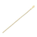 Ice Barrel Chain in 14k Two Tone Gold (2.70 mm)